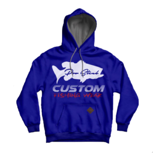 ProSteel Hoodie Custom Fishing Blue -M-