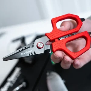 6th Sense Pro Fishing Shears – Red