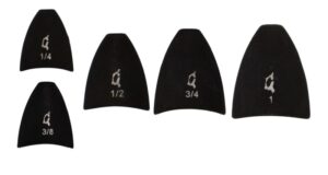 X-Zone Tungsten Arrowhead Weight Black